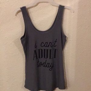 A tank top never been worn